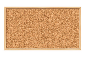 Realistic cork bulletin board, a Decorative Illustration by Vector Tradition