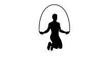 An energetic Jump Rope Silhouette, an Illustration by Amazin_art (Thumbnail 14 of 31)