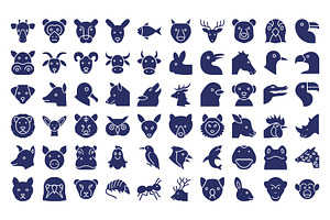 1200 Animal & Bird Icon Pack