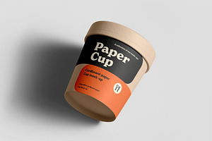 Cardboard Cup Mockup