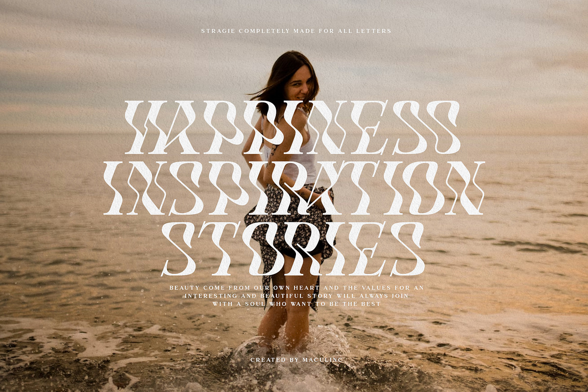 Stragie - Display Font, a Serif Font by Maculinc Type (Photo 10 of 12)