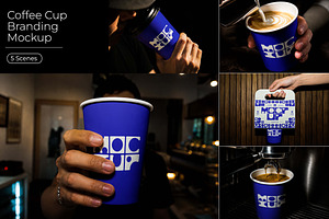 Coffee Cup Branding Mockup, a Cups & Container Mockup by Pitchlook.Studio