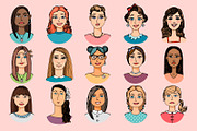 Avatars and patterns, a Pattern Graphic by ianakauri (Thumbnail 2 of 12)