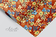 Colorful Flowers Seamless Pattern, a Pattern Graphic by SirenaArt (Thumbnail 9 of 15)