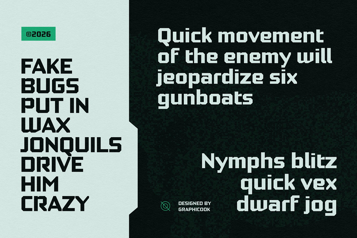 Sci-Fier Code, a Sans Serif Font by graphicook (Photo 9 of 10)
