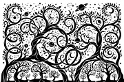 50 Mystical Galaxy Forest Silhouette, a Technology Illustration by Amazin_art (Thumbnail 19 of 21)