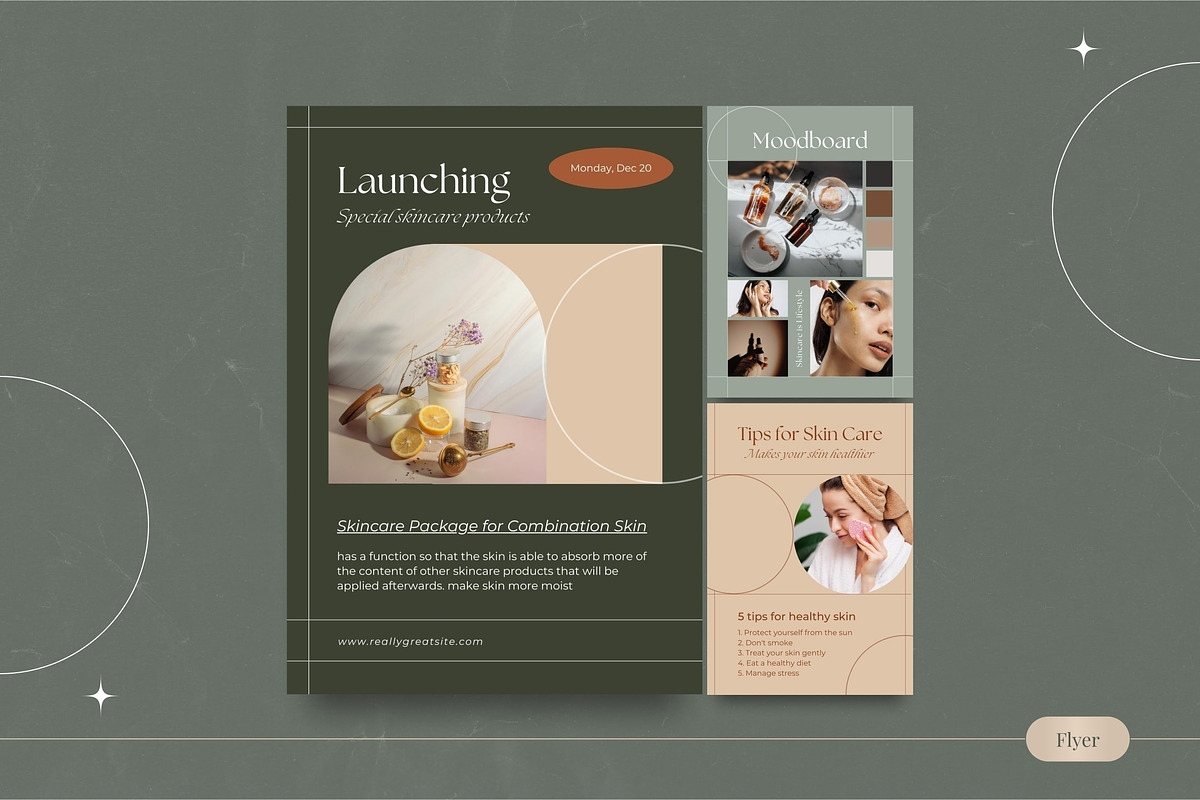 Line Beauty Instagram Canva Template, a Social Media Template by Brandearth RRGraph (Photo 4 of 11)