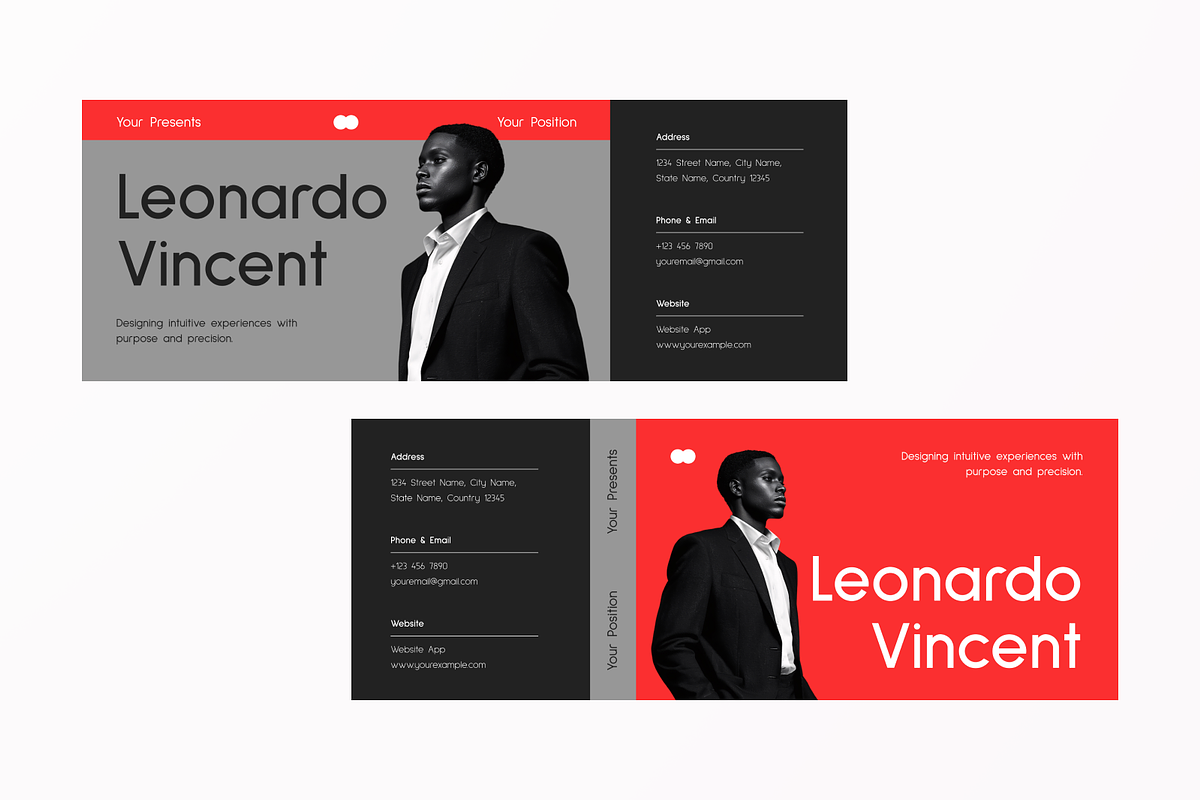 Modern Minimalist Email Signature, an UI Kit Template by Annora Studio (Photo 3 of 4)