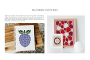 Berry Modern Poster Wall Art, an Illustration by fashionaddict (Thumbnail 3 of 3)