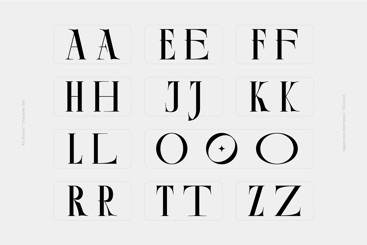 AO Astoria - Display Typeface, a Serif Font by OwunStudio (Photo 11 of 25)