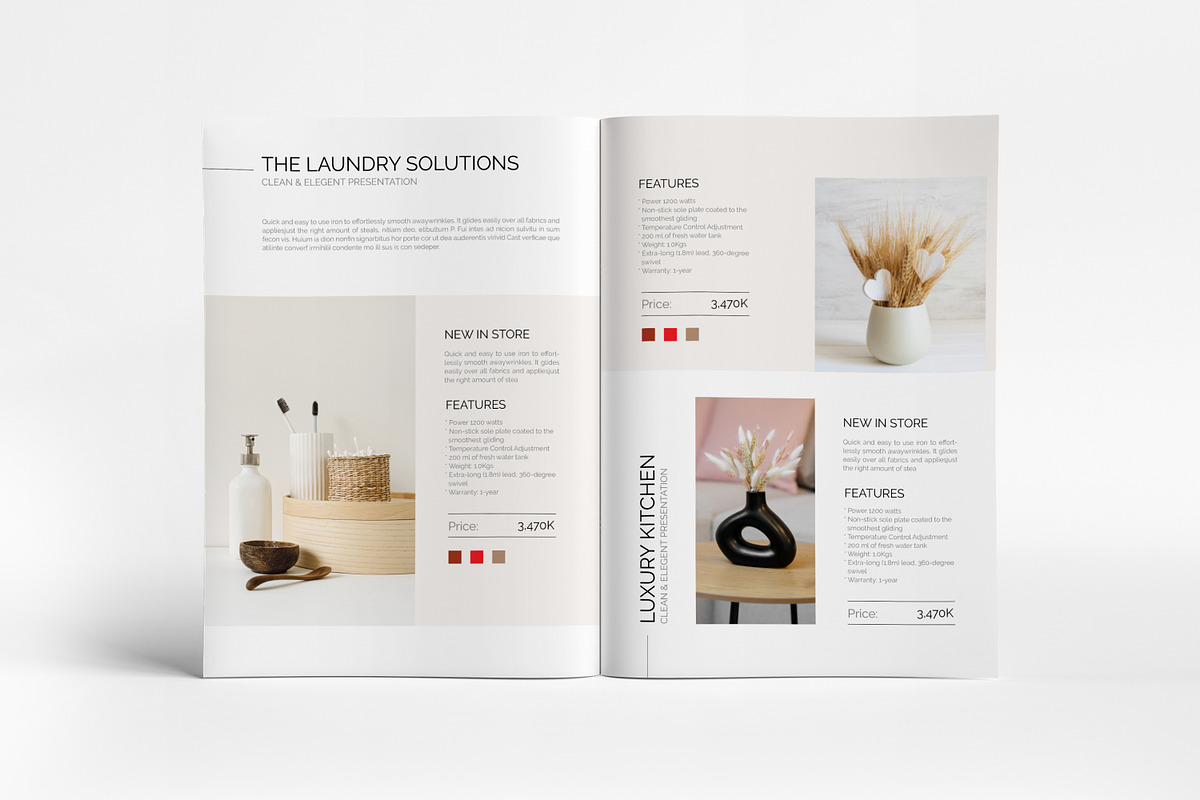 Product Catalog Template I Canva, a Brochure Template by PixWork (Photo 3 of 9)