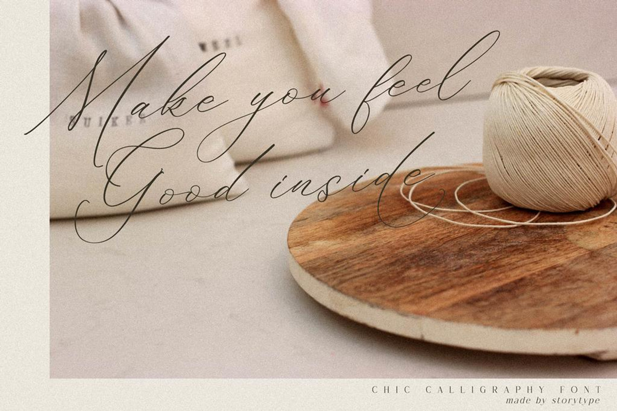 Fattrios Schudnel Chic Calligraphy, a Script Font by Storytype Studio (Photo 7 of 13)