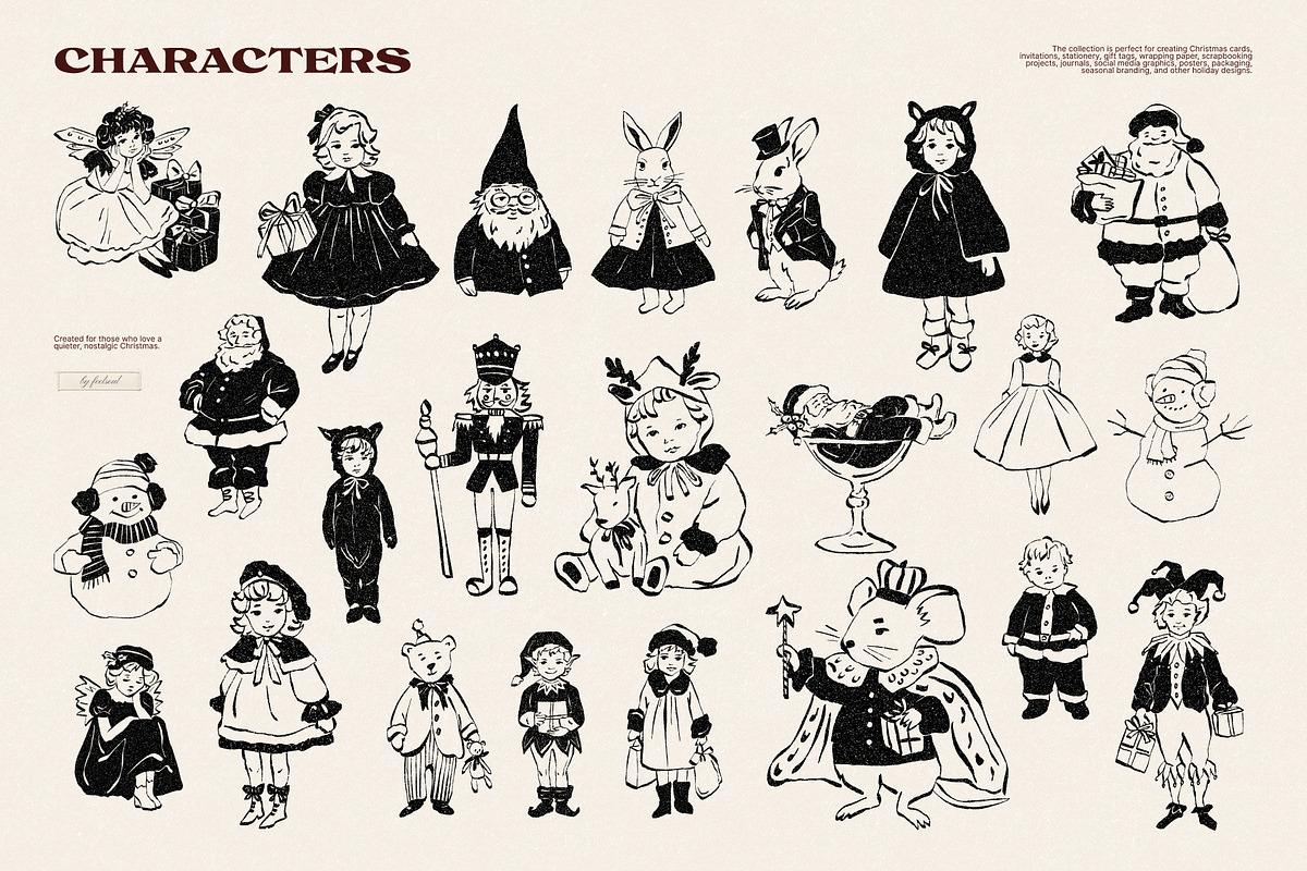 Little Christmas Things Illustration, a Seasonal Illustration by Feelsoul (Photo 3 of 10)