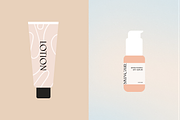 Flat Vector Skincare Bottle Mockups, an Illustration by Madewest Supply Co. (Thumbnail 4 of 4)