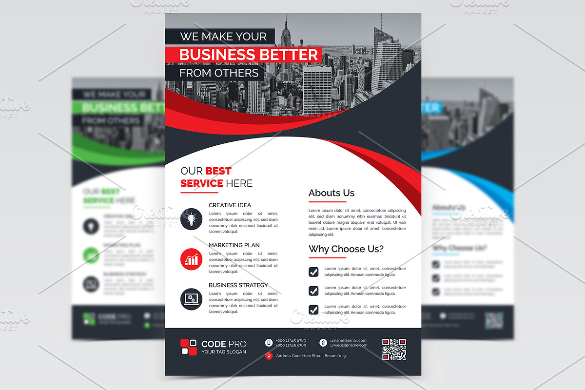 Flyers, a Flyer Template by pixelworkz (Photo 1 of 6)