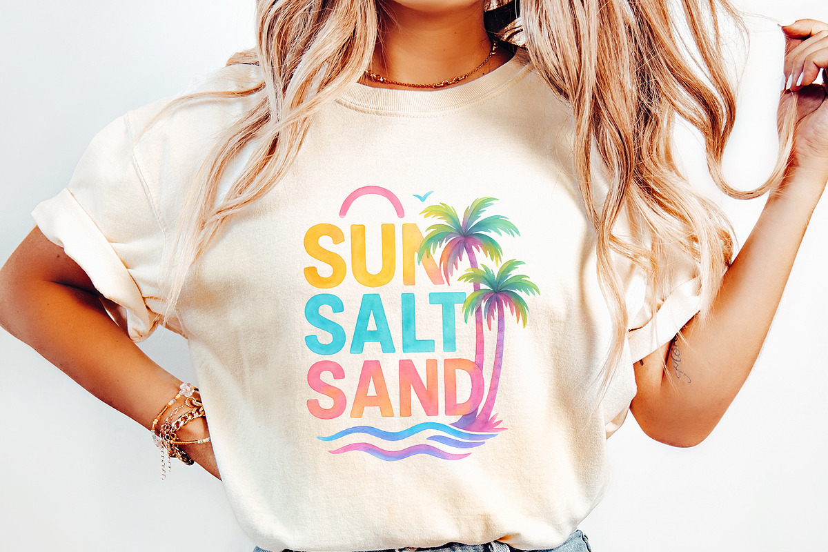 Retro Summer Sun Sublimation, an Illustration by SharpMarketplace (Photo 2 of 9)