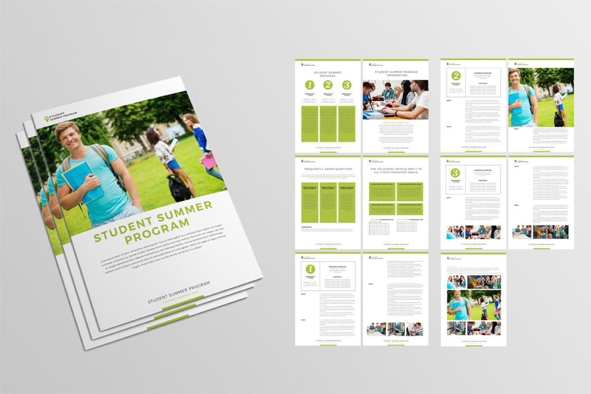School program brochure, a Brochure Template by 3.14&Co