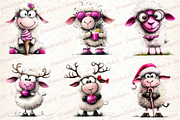 Quirky Sheep Clipart, an Illustration by DreamCafeArt (Thumbnail 7 of 8)
