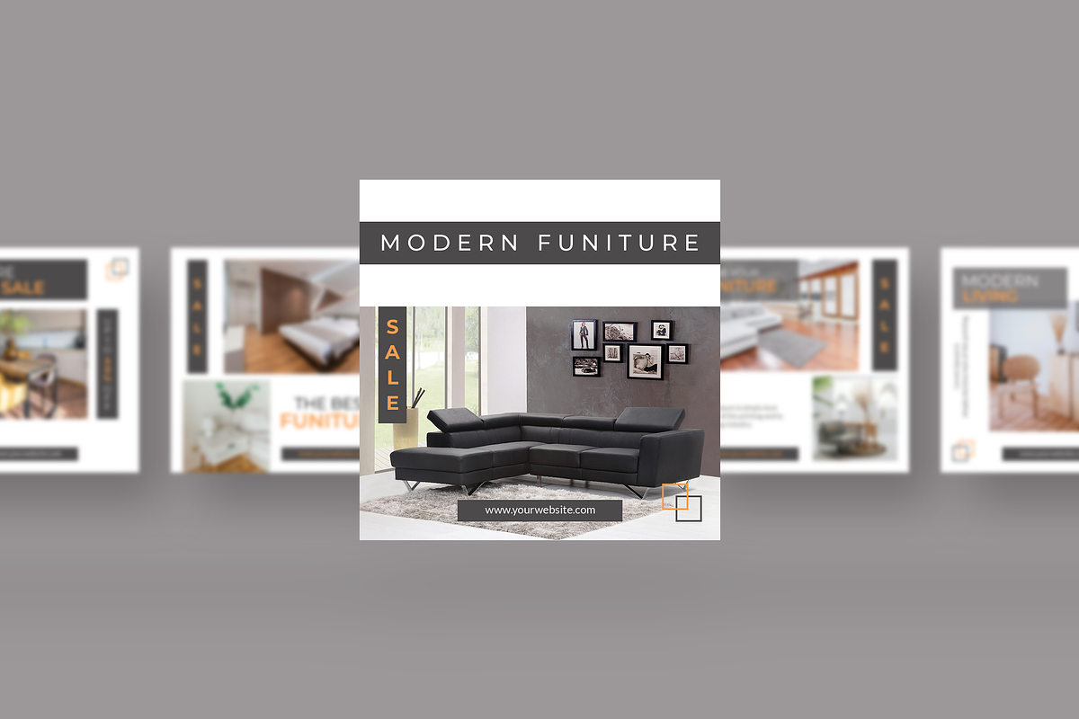 Modern Funiture - Instagram Post, a Social Media Template by UnicodeID (Photo 3 of 4)