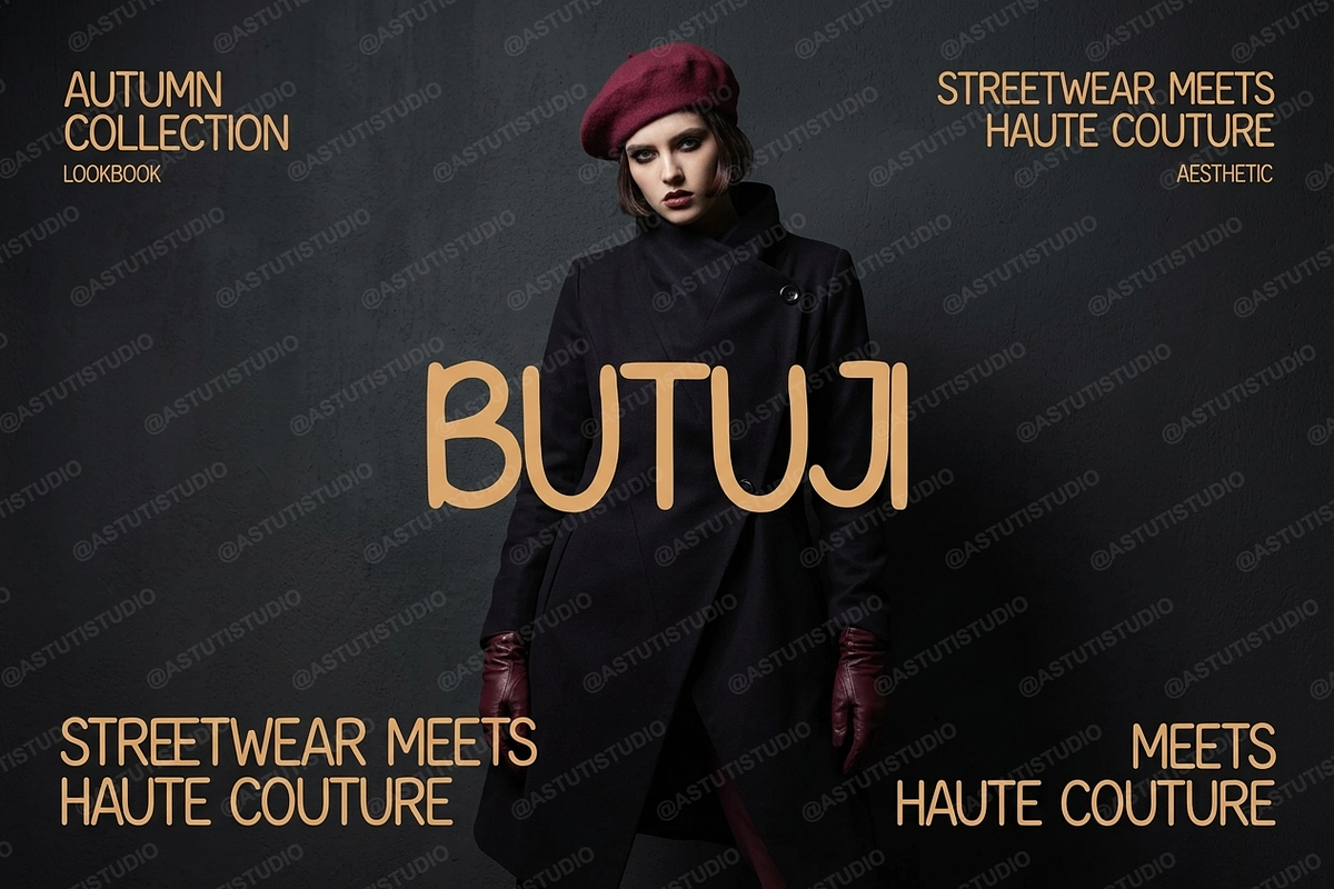 Butuji - Modern Luxury Serif, a Serif Font by Astuti Studio (Photo 8 of 18)