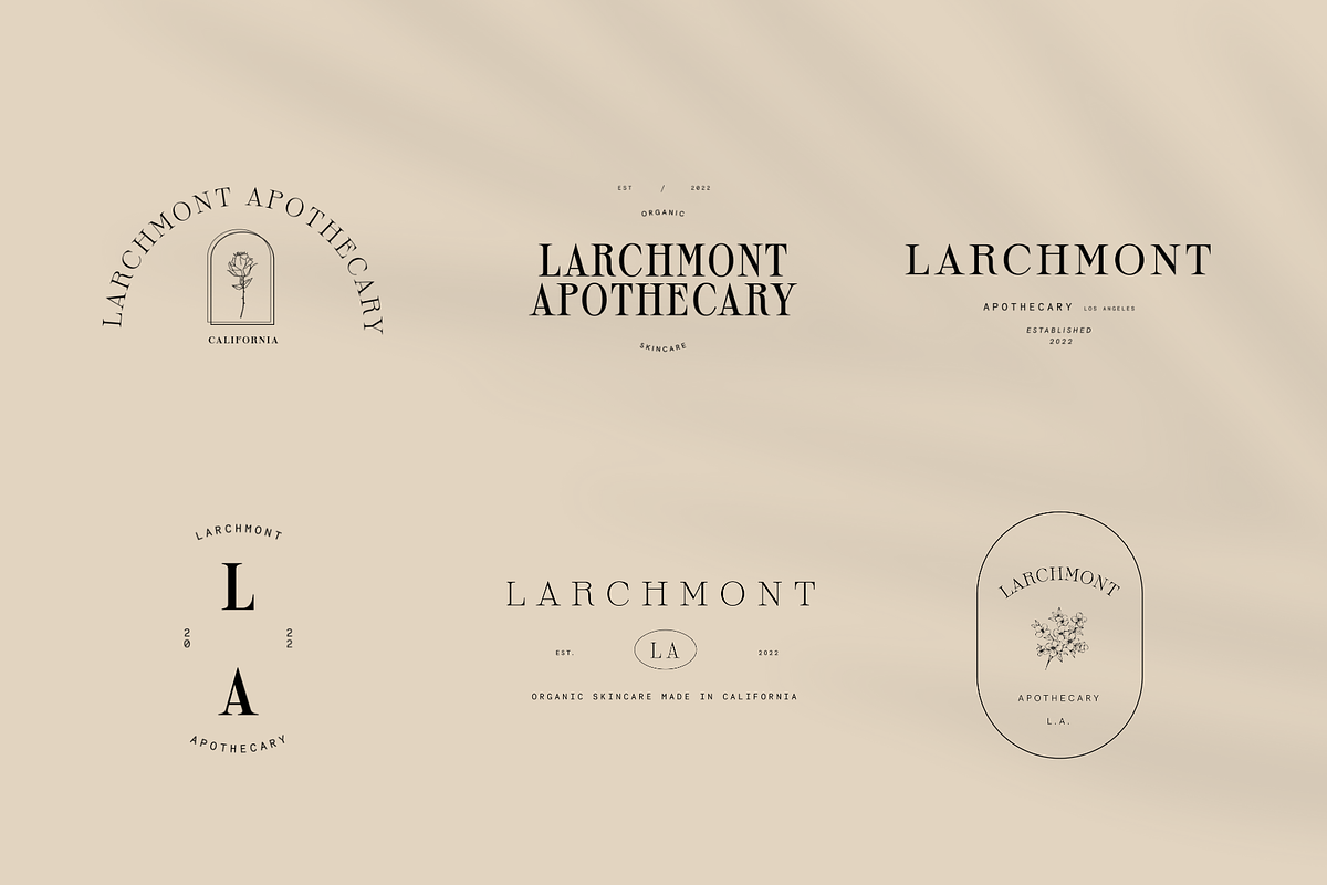 Larchmont Logo Maker Template Kit, a Branding & Logo Template by ALunadoki Design (Photo 4 of 8)