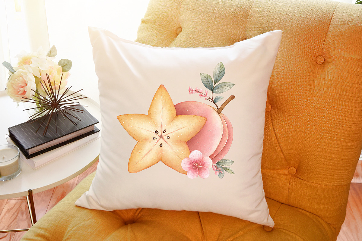 Watercolor Fruits Clipart, an Illustration by Sublimation Artist (Photo 6 of 6)