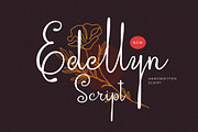 Edellyn Script - Handwritten Script, a Script Font by Littlehand (Thumbnail 1 of 9)
