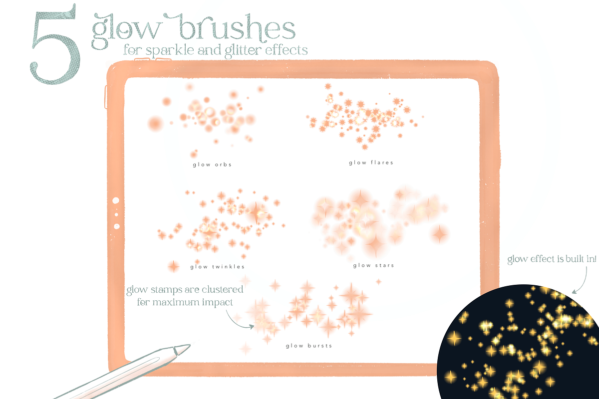 Scattered Stamp Cluster Brushes, a Brush Add-On by Wooly Pronto (Photo 3 of 6)