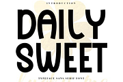Daily Sweet, a Script Font by InermediaSTUDIO (Thumbnail 1 of 8)