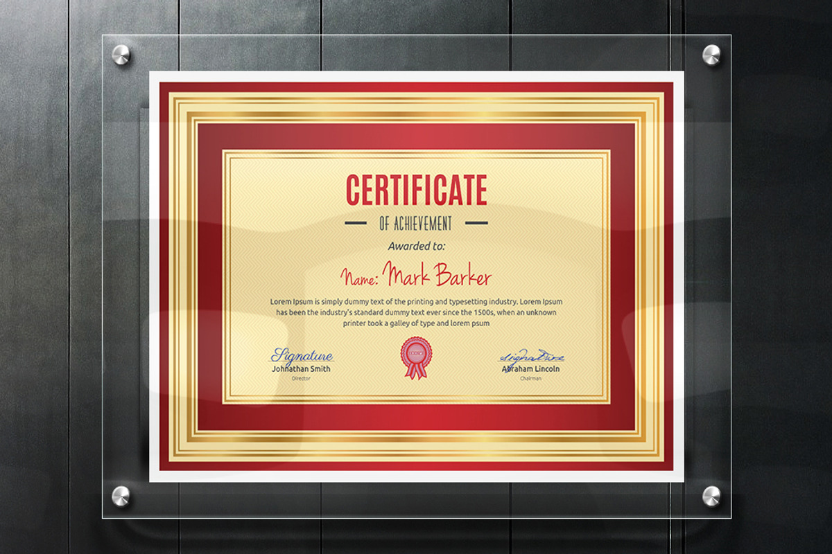 Vintage Certificate Bundle - MS Word, a Stationery Template by Curve Design (Photo 17 of 27)