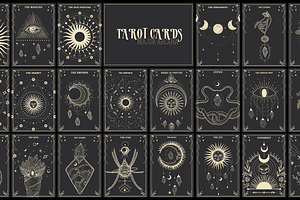 Tarot Cards. Major Arcana. V.3