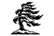 Windblown Tree Silhouette, an Object Graphic by Gfx_Store (Thumbnail 4 of 16)