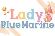 Lady Blue Marine - Handwritten, a Handwritten Font by Charmingbear59.design (Thumbnail 1 of 5)