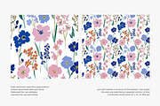 wildflower seamless pattern bundle, a Pattern Graphic by Patishop Art (Thumbnail 3 of 15)