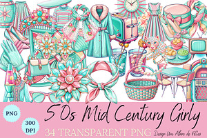 50s Fashion and Decor Accessories