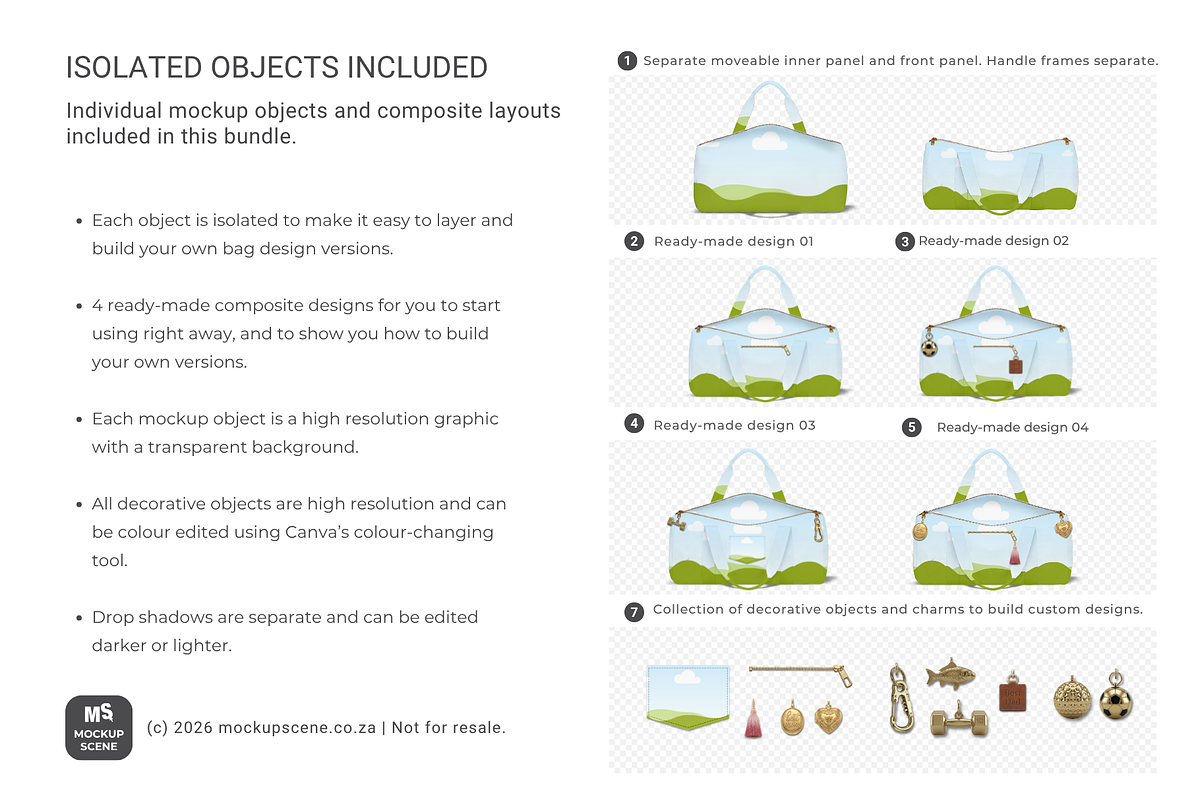 Sports Bag Builder Canva Mockup, a Packaging Mockup by Mockup Scene (Photo 3 of 10)