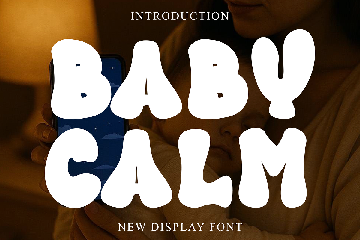 Baby Calm, a Script Font by FreshTypeINK (Photo 1 of 8)