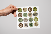 296 FOLK POTTERY CLIPARTS MYSTIC SET, an Object Illustration by JuDesign (Thumbnail 6 of 24)