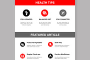 Health Care Email Newsletter, an UI Kit Template by MightyDesign (Thumbnail 4 of 9)