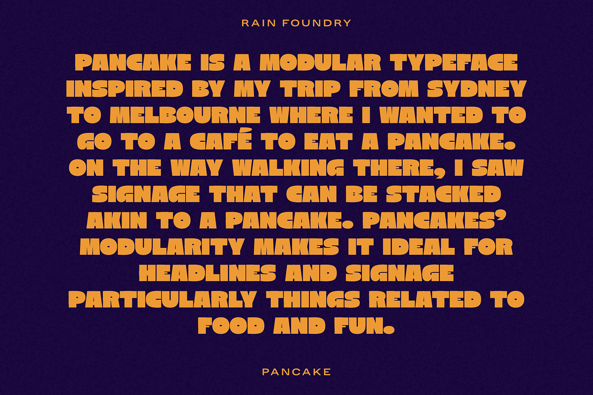 Pancake (Variable), a Sans Serif Font by Rain Foundry (Photo 2 of 9)