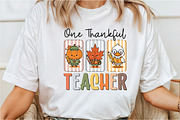 Fall Teacher Sublimation PNG, a Seasonal Illustration by Rose Art (Thumbnail 2 of 4)