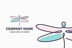 Dragon Fly Logo