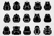 Backpack Silhouette SVG, an Object Illustration by newminddesign (Thumbnail 1 of 5)