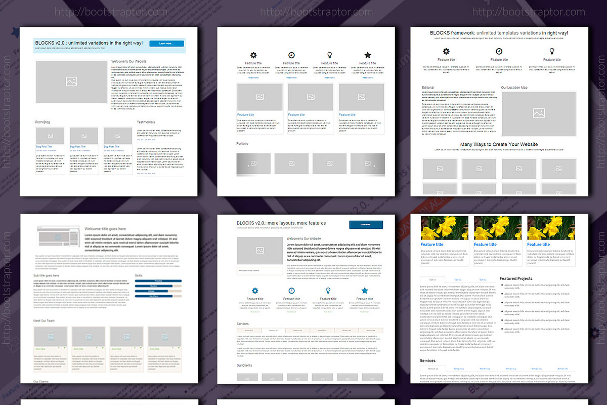 Add-on #1 for BLOCKS d'n'd builder, a Websites & App Template by Bootstraptor (Photo 2 of 2)