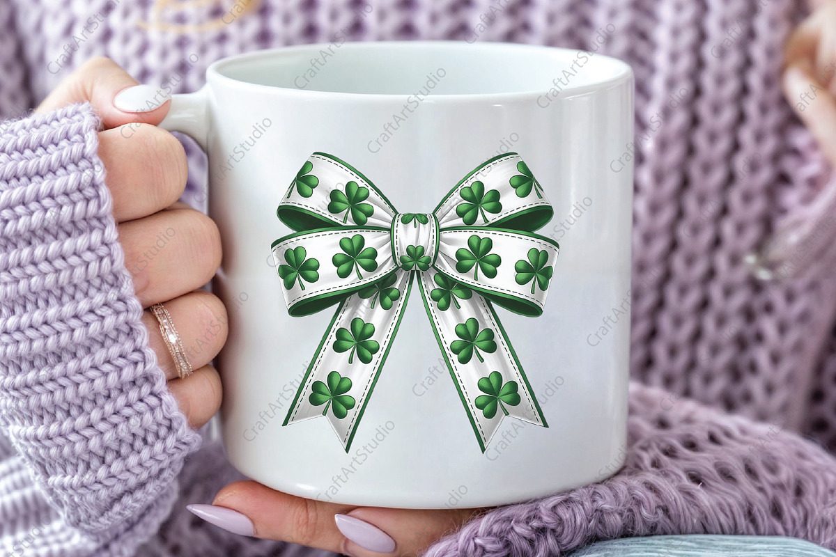 Retro Coquette St Patrick's Day PNG, an Illustration by CraftArtStudio (Photo 2 of 4)