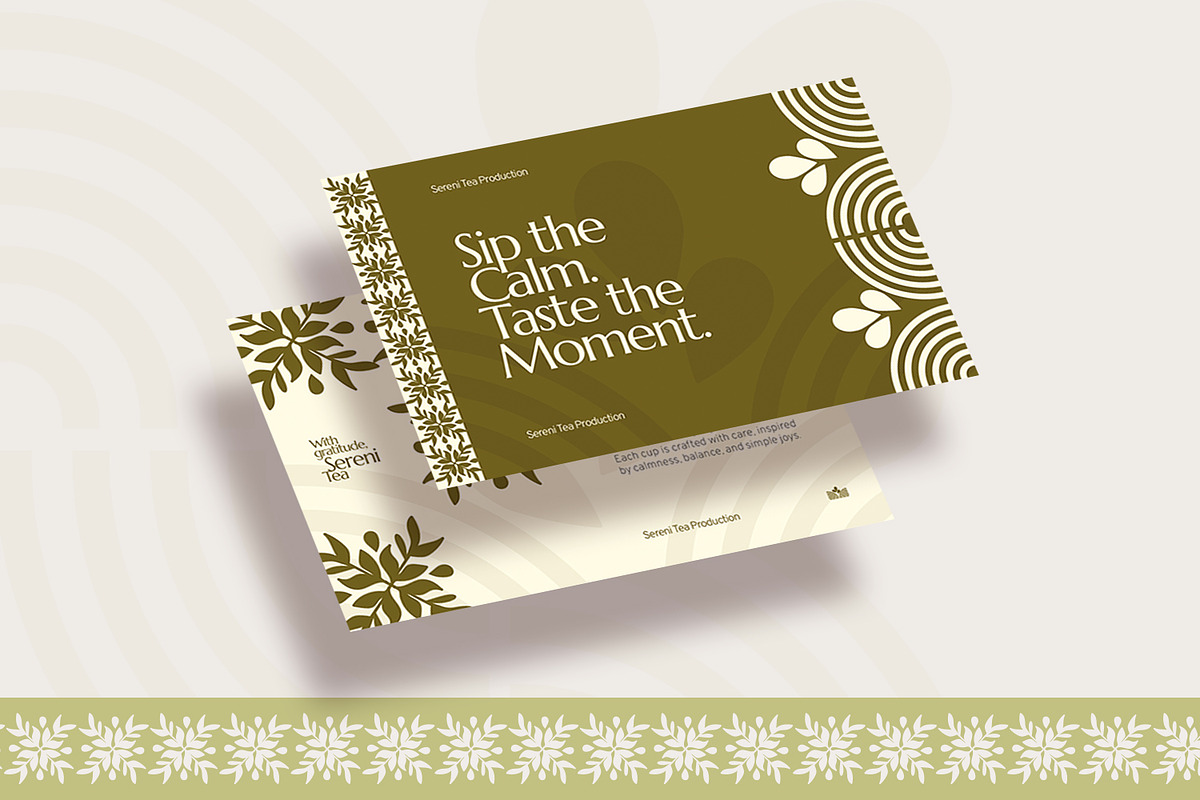 Sereni Tea - Postcard, a Card Template by Fannan Studio (Photo 2 of 3)