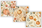Vintage Pumpkin Botanical Pattern, a Pattern Graphic by FloridPrintables (Thumbnail 5 of 9)