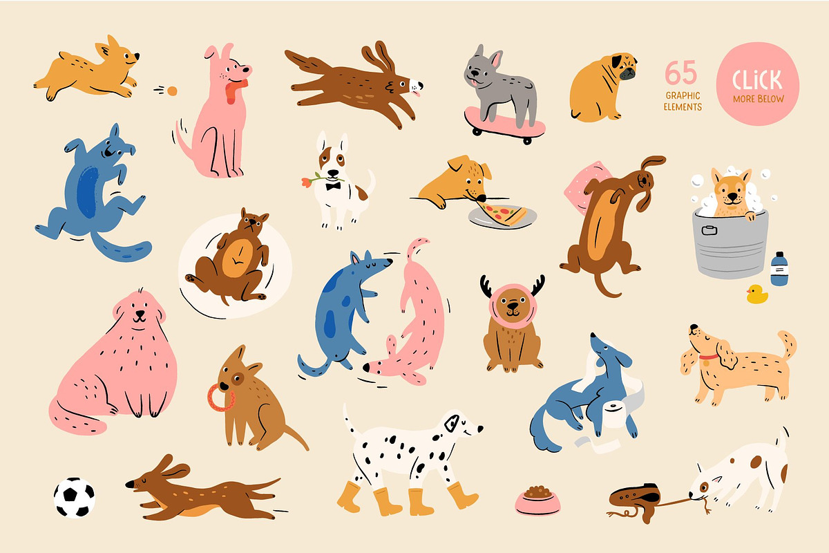 Naughty dogs | Font duo, a Script Font by AngelinaKovel (Photo 6 of 16)