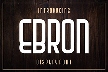 Ebron - Sans Serif Display Font
