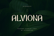 Alviona Modern Serif Font, a Serif Font by UICreative (Thumbnail 1 of 12)